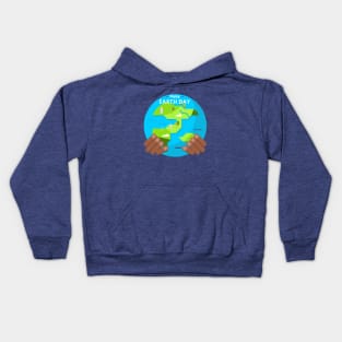 african happy Earth Day Kids Hoodie